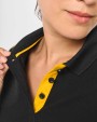 WK. DESIGNED TO WORK Damen-Polohemd Day To Day mit kontrastfarbenen, kurzen Ärmeln Poloshirts personalisierbar