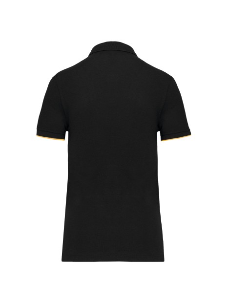 WK. DESIGNED TO WORK Polo Day To Day contrasté manches courtes femme /api/colors/e00f7052-bead-472c-ad39-3174d0f0e6f7 personnalisable