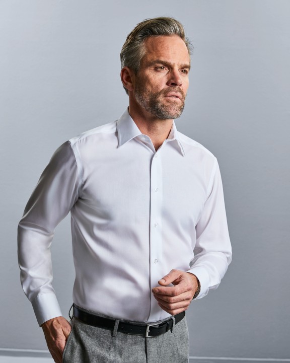 Chemises personnalisable RUSSELL Chemise homme manches longues Non Iron - moderne