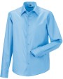 RUSSELL Men's Long Sleeve Tailored Ultimate Non-Iron Shirt Hemden personalisierbar