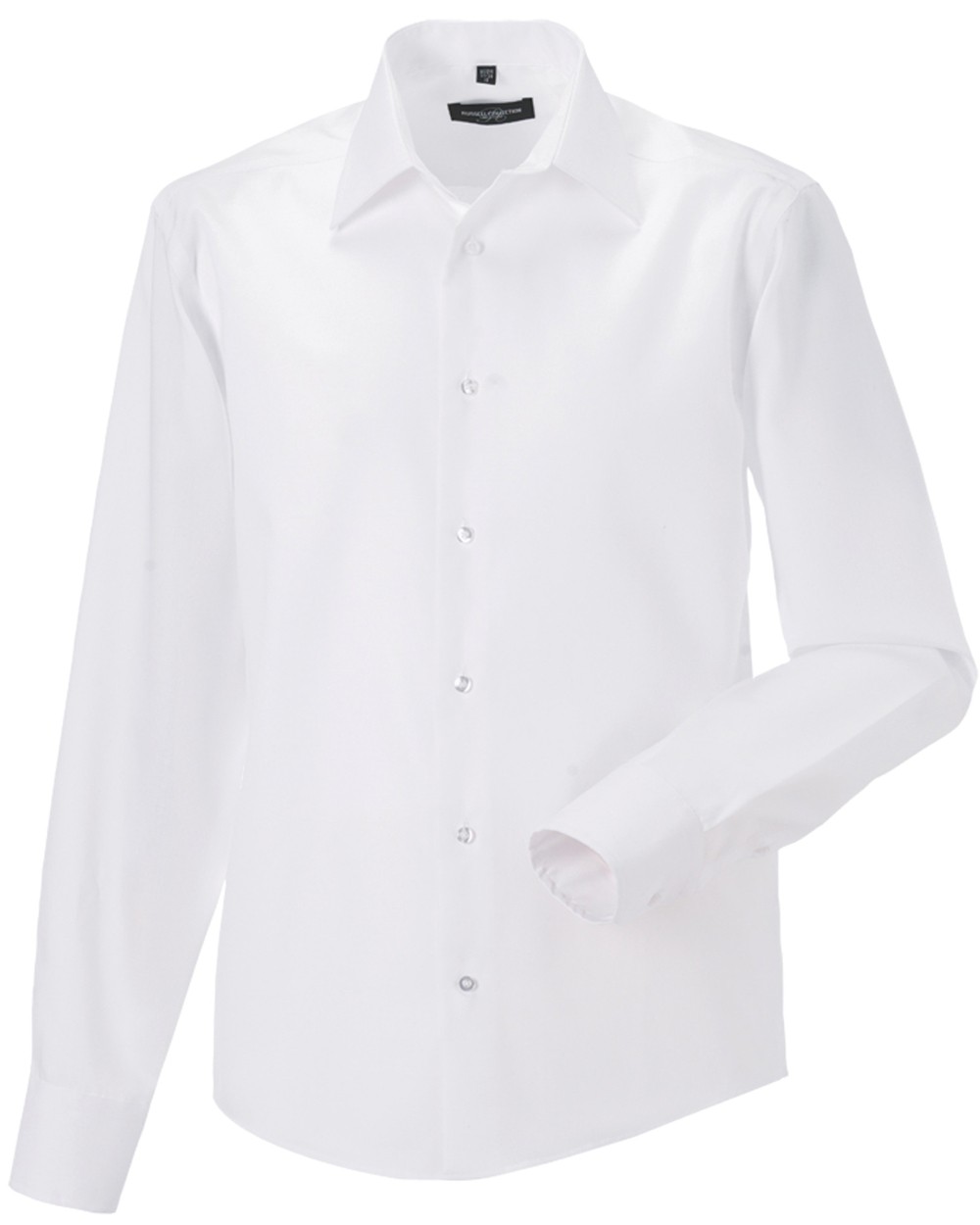 RUSSELL Men's Long Sleeve Tailored Ultimate Non-Iron Shirt Hemden personalisierbar