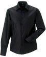 RUSSELL Men's Long Sleeve Tailored Ultimate Non-Iron Shirt Hemden personalisierbar