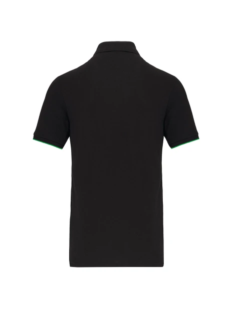 WK. DESIGNED TO WORK Polo Day To Day contrasté manches courtes homme /api/colors/8c4dab8e-c41b-443b-b34e-f5aa6bab4c1f personnalisable