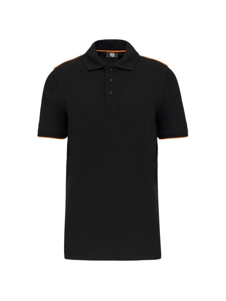 WK. DESIGNED TO WORK Polo Day To Day contrasté manches courtes homme /api/colors/f6473df6-5ff7-425a-9b26-f0846ae4f1b4 personnalisable