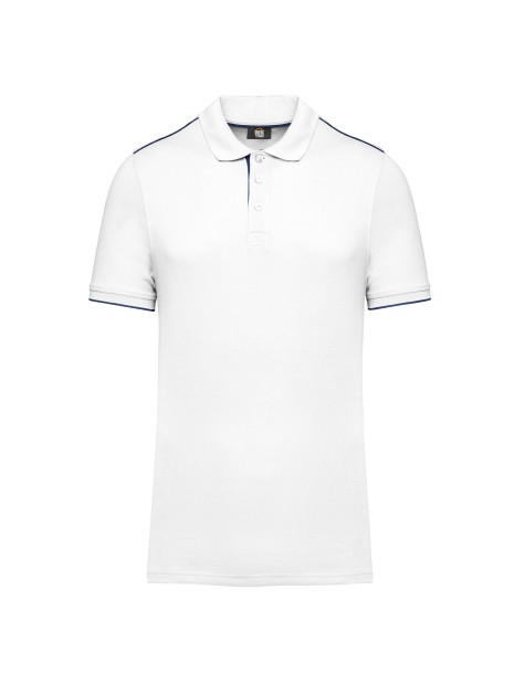 WK. DESIGNED TO WORK Polo Day To Day contrasté manches courtes homme /api/colors/0a5bce3c-f7ce-4afd-8f62-82c8c24eb7e9 personnalisable