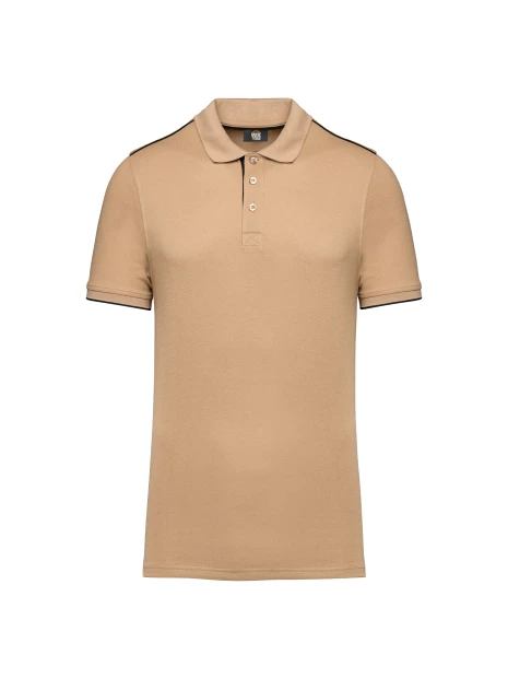 WK. DESIGNED TO WORK Polo Day To Day contrasté manches courtes homme /api/colors/fc1692f5-8c71-472a-8288-0cddacb1ba56 personnalisable
