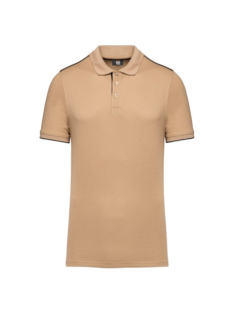 WK. DESIGNED TO WORK Polo Day To Day contrasté manches courtes homme /api/colors/fc1692f5-8c71-472a-8288-0cddacb1ba56 personnalisable