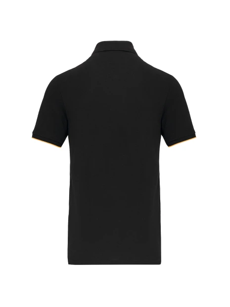 WK. DESIGNED TO WORK Polo Day To Day contrasté manches courtes homme /api/colors/e00f7052-bead-472c-ad39-3174d0f0e6f7 personnalisable