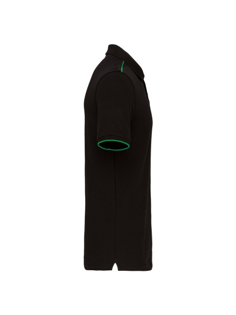 WK. DESIGNED TO WORK Polo Day To Day contrasté manches courtes homme /api/colors/8c4dab8e-c41b-443b-b34e-f5aa6bab4c1f personnalisable