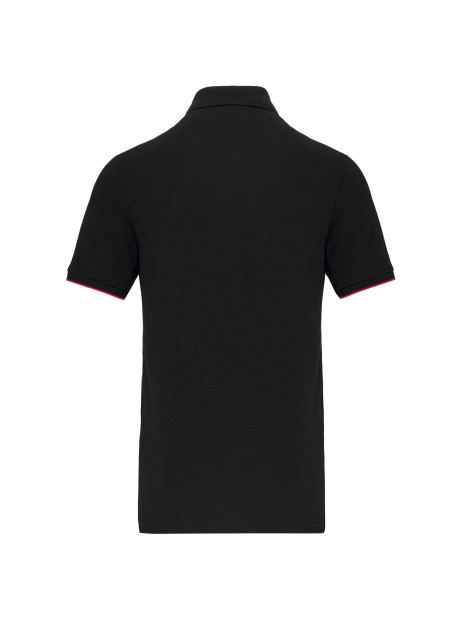 WK. DESIGNED TO WORK Polo Day To Day contrasté manches courtes homme /api/colors/408d50a3-bca9-4bb6-a04b-5019e7abc8dd personnalisable