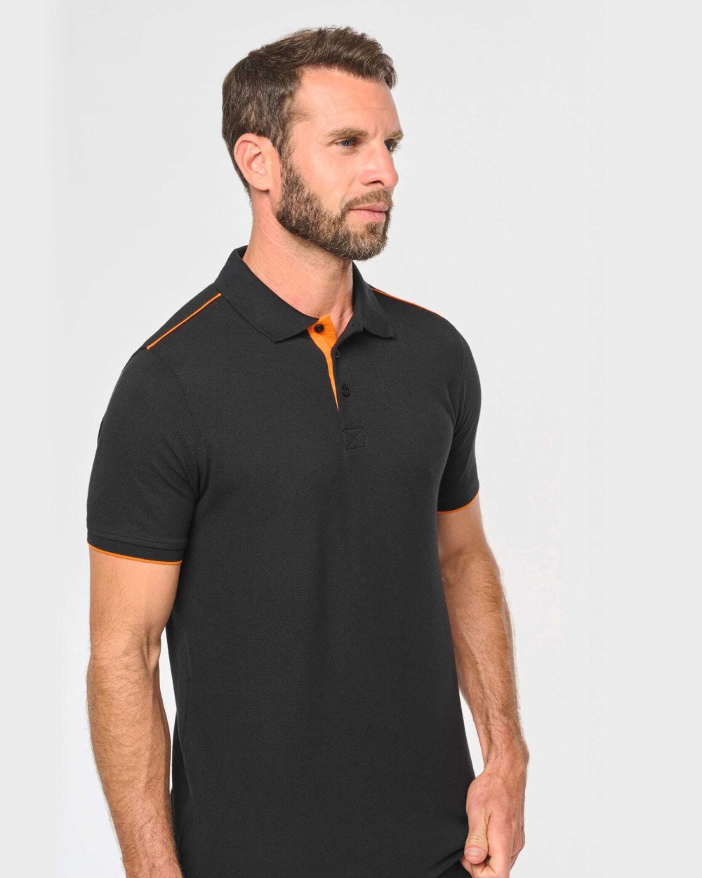 Polo's WK. DESIGNED TO WORK Contrasterende polo Day To Day korte mouwen voor bedrukking &amp; borduring