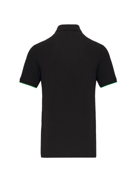 WK. DESIGNED TO WORK Polo Day To Day contrasté manches courtes homme /api/colors/8c4dab8e-c41b-443b-b34e-f5aa6bab4c1f personnalisable