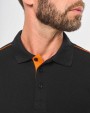 Polos personnalisable WK. DESIGNED TO WORK Polo Day To Day contrasté manches courtes homme