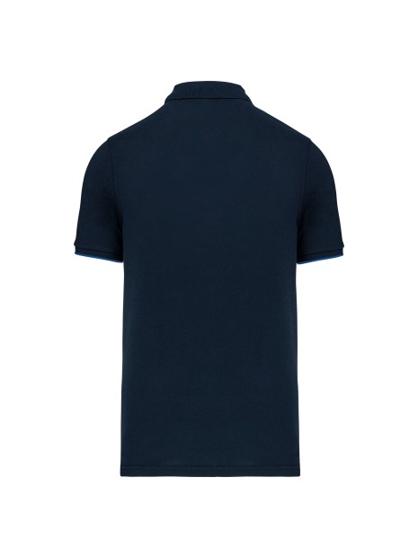 WK. DESIGNED TO WORK Polo Day To Day contrasté manches courtes homme /api/colors/58ae6b2e-fbb9-40aa-aa97-acbeba9ce4e7 personnalisable