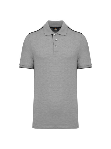 WK. DESIGNED TO WORK Polo Day To Day contrasté manches courtes homme /api/colors/6b08b627-54c2-459b-85a2-773df3e7b90d personnalisable