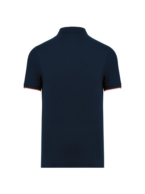 WK. DESIGNED TO WORK Polo Day To Day contrasté manches courtes homme /api/colors/4aa10cb8-ec49-4df5-89ba-a5619ab34e1d personnalisable