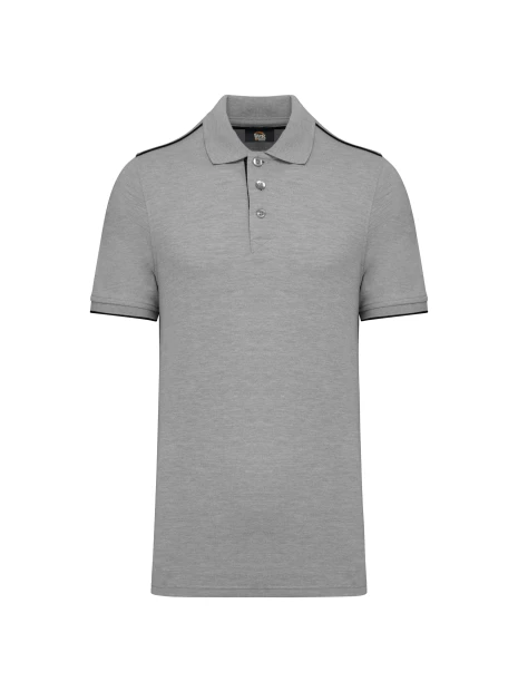 WK. DESIGNED TO WORK Polo Day To Day contrasté manches courtes homme /api/colors/6b08b627-54c2-459b-85a2-773df3e7b90d personnalisable