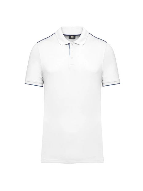 WK. DESIGNED TO WORK Polo Day To Day contrasté manches courtes homme /api/colors/0a5bce3c-f7ce-4afd-8f62-82c8c24eb7e9 personnalisable