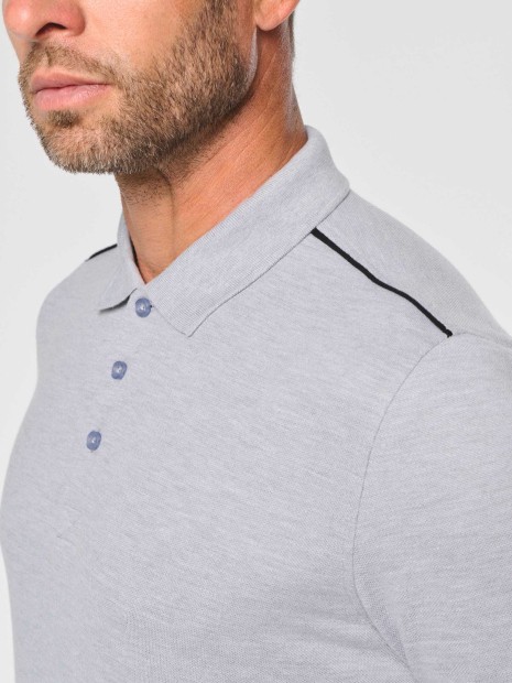 Polos à personnaliser WK. DESIGNED TO WORK Polo Day To Day contrasté manches courtes homme 