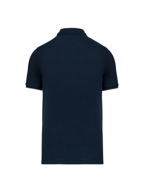 WK. DESIGNED TO WORK Polo Day To Day contrasté manches courtes homme /api/colors/a9afae7b-228f-455f-8532-82abab428f1e personnalisable