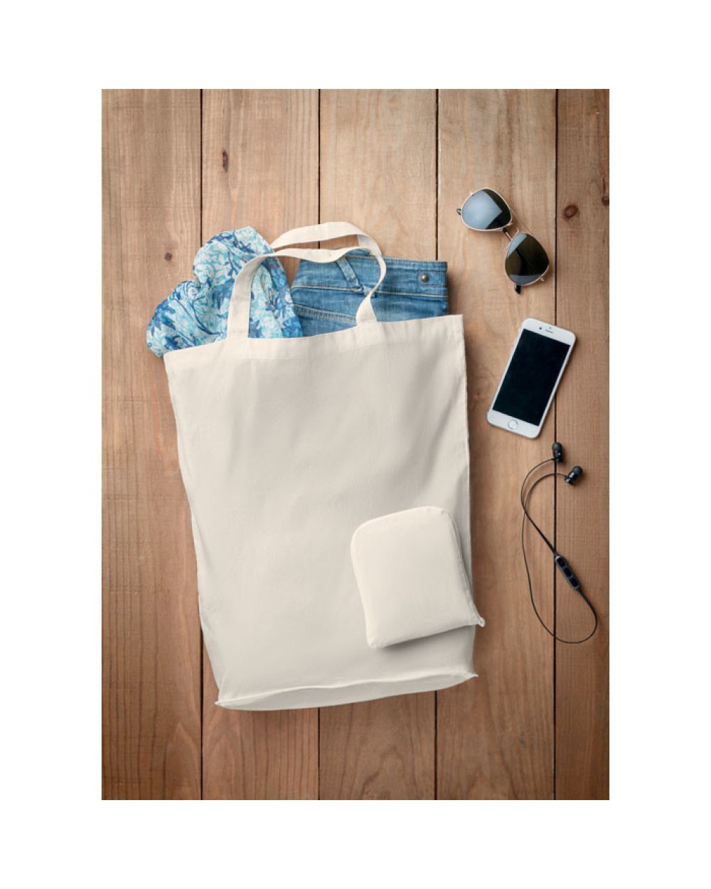 Sacs & Bagagerie personnalisable 4DO Sac shopping pliable en coton