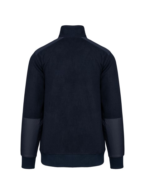 WK. DESIGNED TO WORK Polaire écoresponsable col zippé unisexe /api/colors/b68891a9-1d28-4f7a-8deb-775c45027afd personnalisable