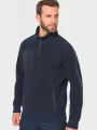 Laines polaires à personnaliser WK. DESIGNED TO WORK Polaire écoresponsable col zippé unisexe 