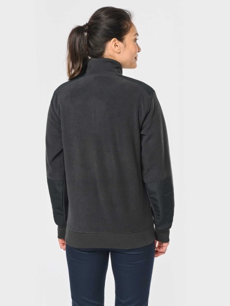 Laines polaires à personnaliser WK. DESIGNED TO WORK Polaire écoresponsable col zippé unisexe 