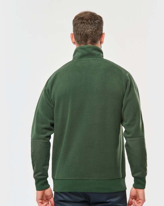 Laines polaires personnalisable WK. DESIGNED TO WORK Polaire écoresponsable col zippé unisexe