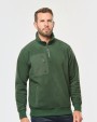 Laines polaires personnalisable WK. DESIGNED TO WORK Polaire écoresponsable col zippé unisexe