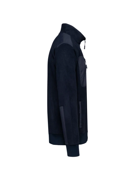 WK. DESIGNED TO WORK Polaire écoresponsable col zippé unisexe /api/colors/b68891a9-1d28-4f7a-8deb-775c45027afd personnalisable