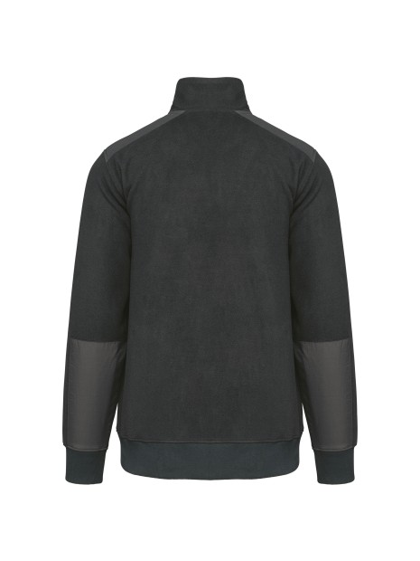 WK. DESIGNED TO WORK Polaire écoresponsable col zippé unisexe /api/colors/3664e9be-231a-44a8-bacd-707b001b474c personnalisable