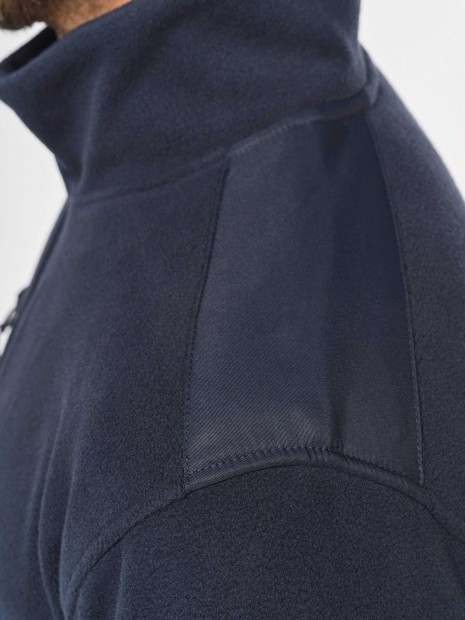 Laines polaires à personnaliser WK. DESIGNED TO WORK Polaire écoresponsable col zippé unisexe 