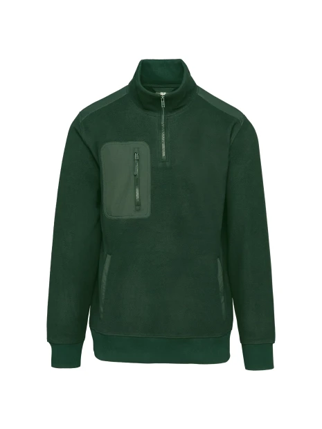 WK. DESIGNED TO WORK Polaire écoresponsable col zippé unisexe /api/colors/04ff5422-733a-4283-80b4-be8cd0eba314 personnalisable