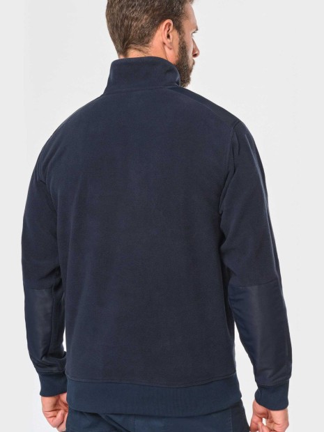 Laines polaires à personnaliser WK. DESIGNED TO WORK Polaire écoresponsable col zippé unisexe 