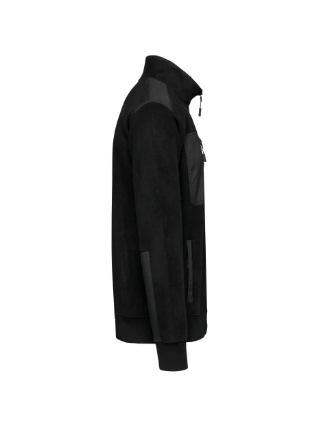 WK. DESIGNED TO WORK Polaire écoresponsable col zippé unisexe /api/colors/b9fdad4a-5e94-45cb-8c03-c08b349b28c3 personnalisable