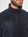Laines polaires à personnaliser WK. DESIGNED TO WORK Polaire écoresponsable col zippé unisexe 