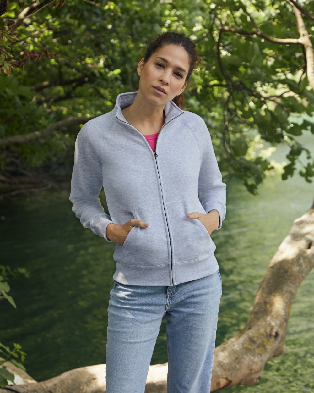 Sweat-shirts personnalisable FOL Veste femme molleton zippée Premium (62-116-0)