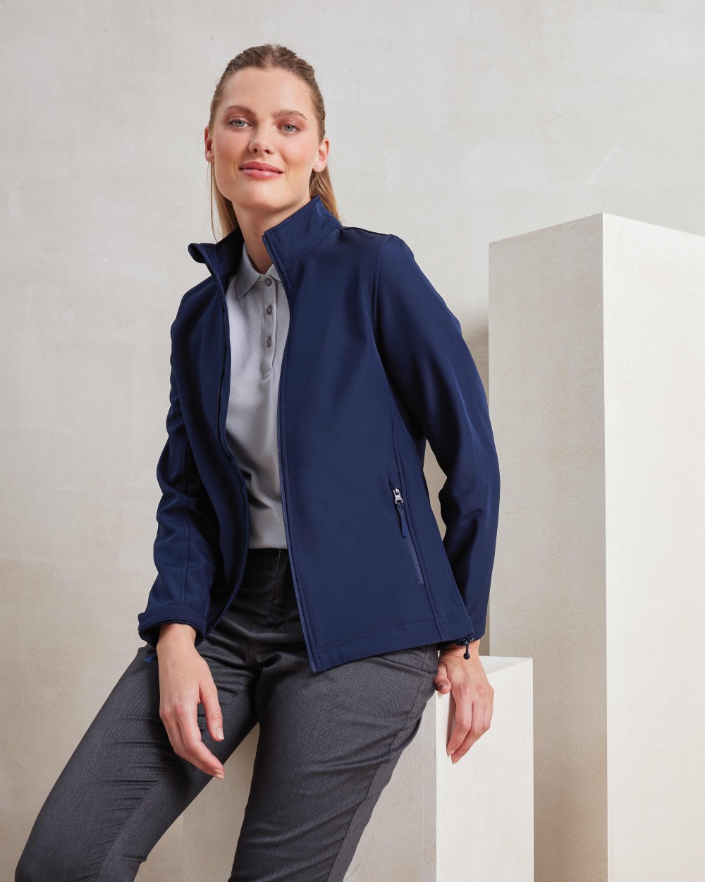 Softshells personnalisable PREMIER Veste softshell Windchecker® imprimable et recyclée pour femme