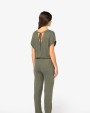 Robes personnalisable SPASSO Combinaison en maille manches courtes en lin femme