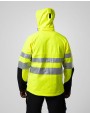 Softshells PROJOB 6419 ONGEVOERDE SIGNALISATIESOFTSHELL EN ISO 20471 KLASSE 3 voor bedrukking &amp; borduring