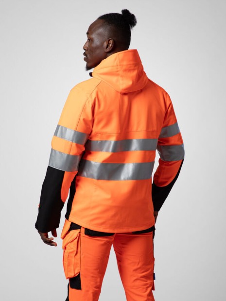 Softshells à personnaliser PROJOB 6419 PARKA SOFTSHELL - EN ISO 20471 CLASSE 3/2 