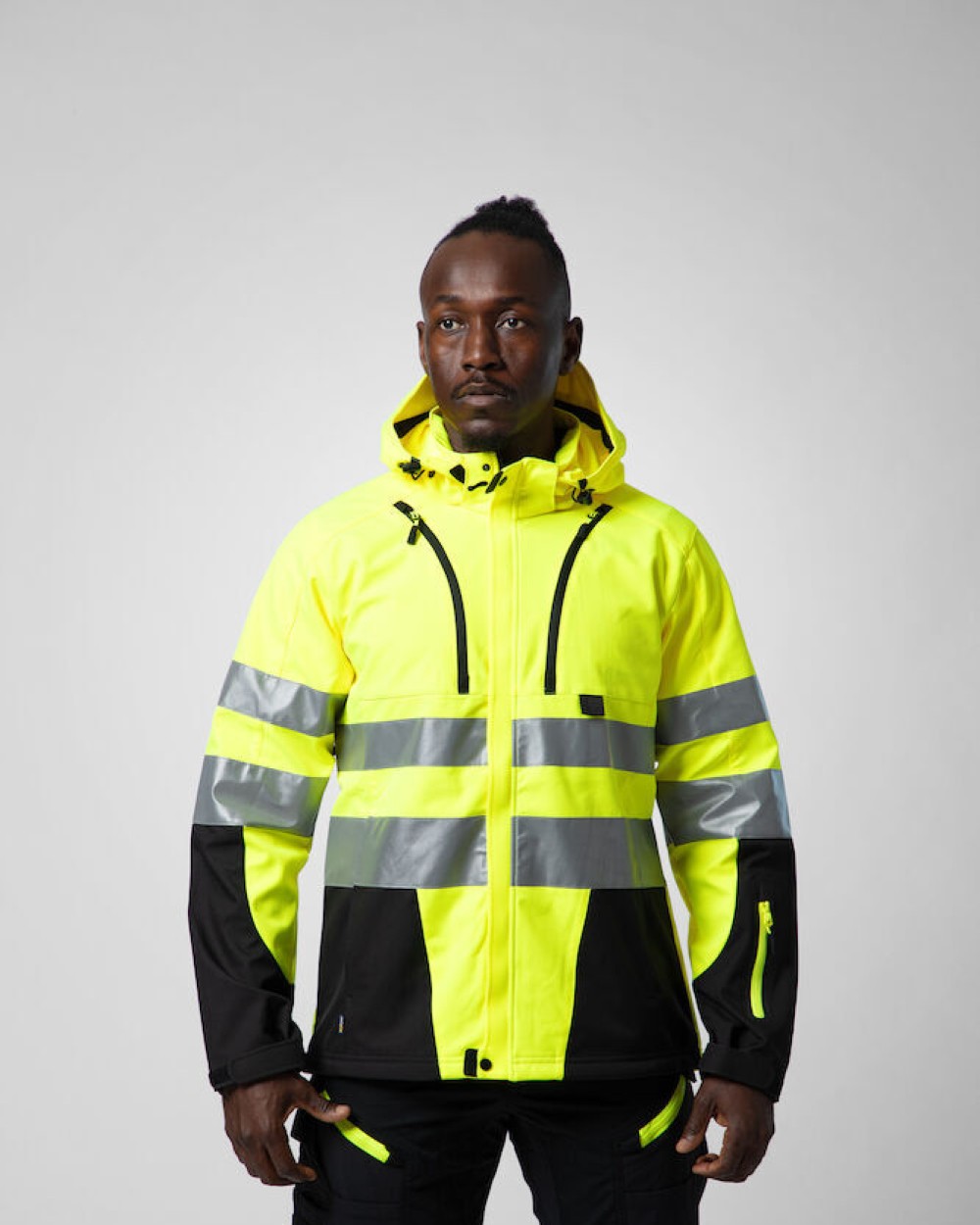 Softshells personnalisable PROJOB 6419 PARKA SOFTSHELL - EN ISO 20471 CLASSE 3/2