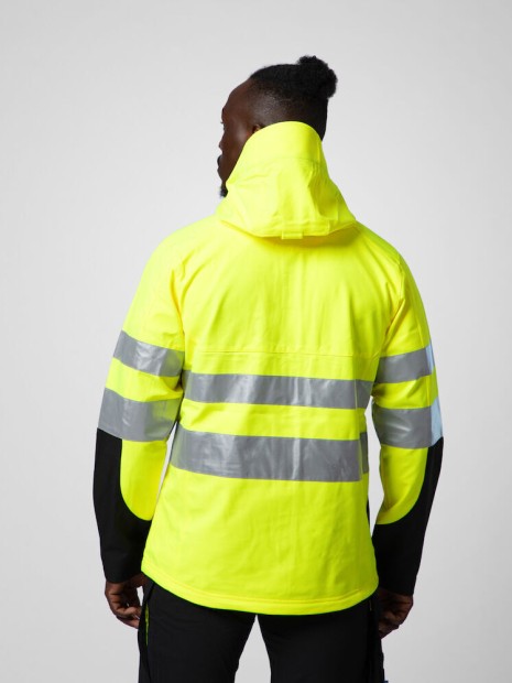 Softshells à personnaliser PROJOB 6419 PARKA SOFTSHELL - EN ISO 20471 CLASSE 3/2 