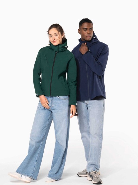 Softshells à personnaliser KARIBAN Veste softshell à capuche amovible femme 