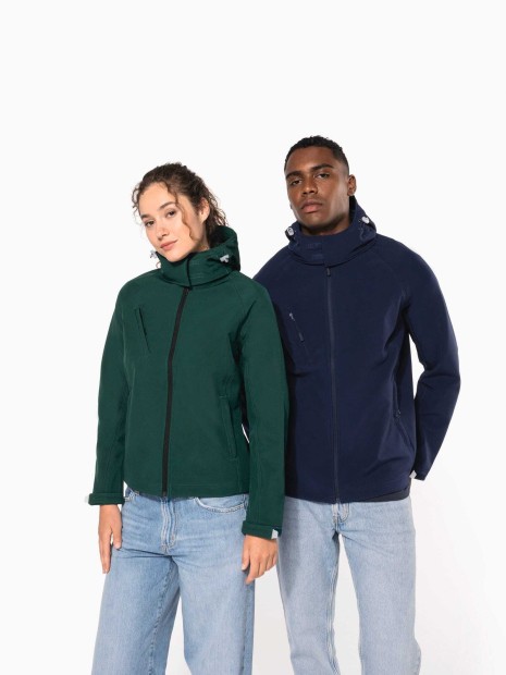 Softshells à personnaliser KARIBAN Veste softshell à capuche amovible femme 