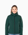 Softshells KARIBAN Dames softshell jas met afneembare capuchon voor bedrukking &amp; borduring