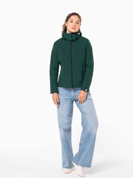 Softshells à personnaliser KARIBAN Veste softshell à capuche amovible femme 