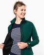 Softshells KARIBAN Dames softshell jas met afneembare capuchon voor bedrukking &amp; borduring