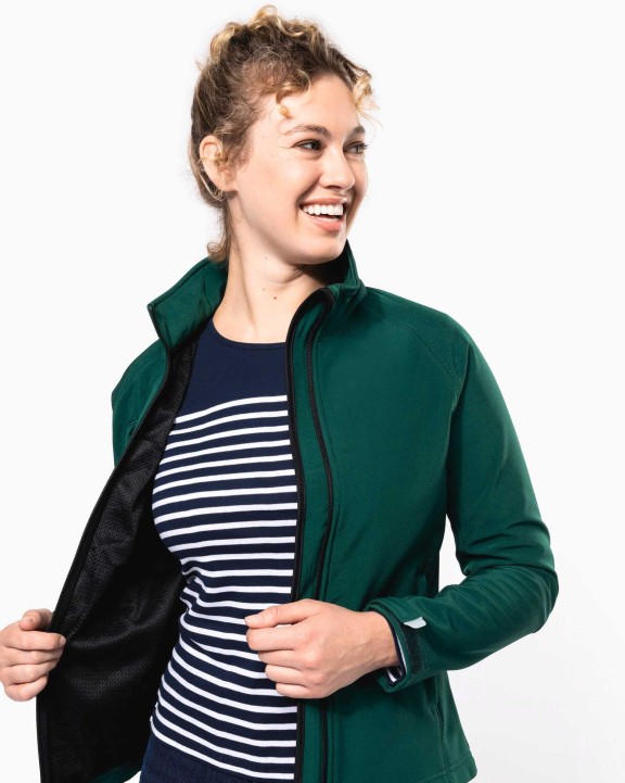 Softshells personnalisable KARIBAN Veste softshell à capuche amovible femme